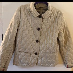 Women’s Burberry diamond quilted coat